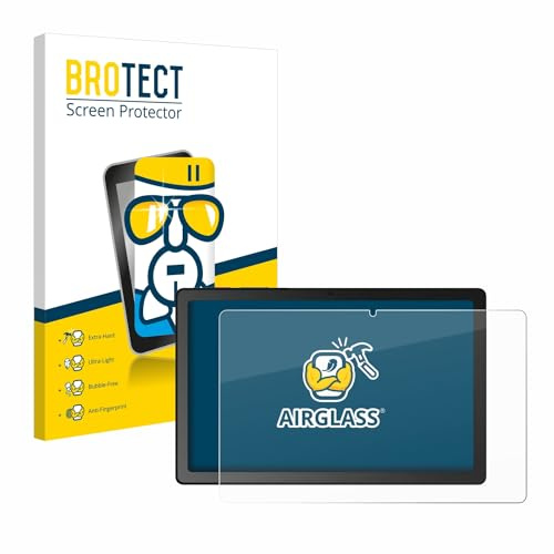 BROTECT Schutzglas für Telekom T Tablet Schutzfolie Panzer Folie Glas Made in Germany [Extrem Kratzfest 9H, Anti-Fingerprint, Ultra-Transparent]