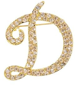 Damen-Brosche, modische Brosche für Mädchen, Party, Mode, feministische Strass-Kristall-Anstecknadel, Zubehör (A)