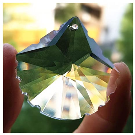 150 Stück Kronleuchter-Anhänger, 38 mm, Kristall-Kronleuchter (mit Ringen), Sonnenfänger, DIY-Stücke, Hochzeitsschnur, Ersatzteile für Kristallbeleuchtung