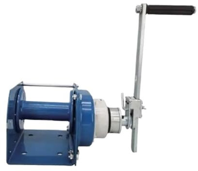 DIKAMAN Treuil Manuel, treuil pour remorque de Bateau, Treuil Manuel Robuste 1T, treuil Manuel de Frein avec câble métallique de 40m for treuil de Levage de Levage pour remorques ATV UTV Bateau