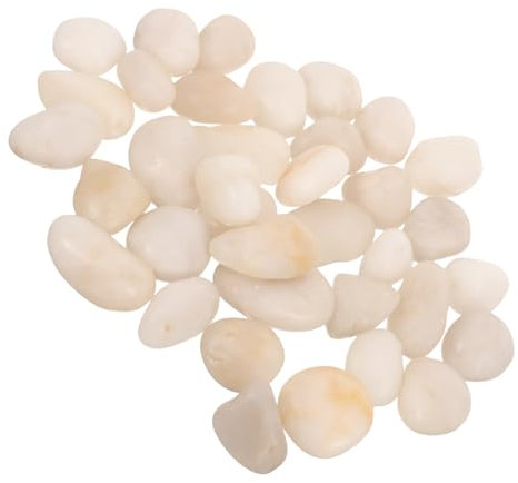 HAPINARY 1ensemble Décorative pour Aquarium Graviers Blancs pour Décoration De Jardin Et Aménagement Paysager