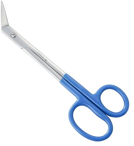 Extra Long Handle Toenail & Nail Scissors | Heavy Duty Stainless Steel Fingernail & Ingrown Toenail Clippers for Manicure & Pedicure | Ideal for Men and Women for Nail Care (Blue)