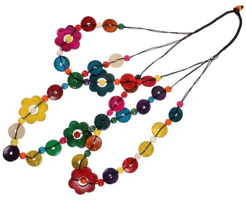 LIFKOME Böhmische Halskette Für Frauen Kokosnuss-muschel-anhänger Webkette Im Vintage-stil Schmuckgeschenk Für Geburtstage Und Feiertage Geeignet Für Alltag Und Partys