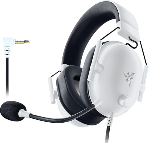 Razer BlackShark V2 X PlayStation - Cuffie da gaming: driver da 50 mm, microfono cardioide, leggere, comode, con isolamento acustico, per PS5, Xbox Series X, PC, switch tramite jack audio da 3,5 mm