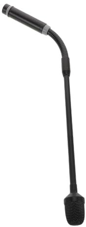 Toyvian Microphone Col De Cygne Dynamique Xlr Mâle Broches Conception Flexible Tube Métallique Pour Scène Conférence Bar