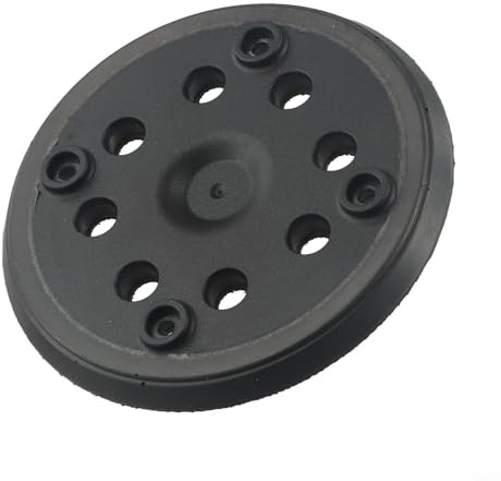 SageFurned Almohadilla de lijado de 5 pulgadas con 8 agujeros para extracción de polvo, placa trasera de gancho y bucle de repuesto para lijadora orbital aleatoria Bosch PEX 270 A AE