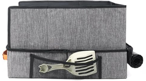 Tragbare Katzentoilette für Reisen | auslaufsichere Katzenbox mit Reißverschluss – Reise-Haustierkotbehälter für Autoreisen, Wohnung, Outdoor, Camping, Spielzeug, Leckereien, Hauseinbruch, Auto, Hotel