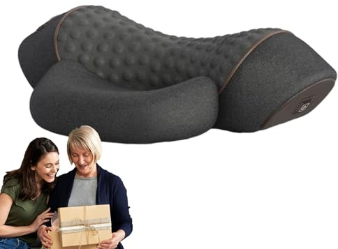 Opdestn Almohada Térmica para Cuello | Relajante Muscular Para Hombros | Soporte Cervical Eléctrico Ergonómico con Memory Foam Masajeador - Apoyo para Hombros Cuello Cabeza Relajación Mujeres Hombres