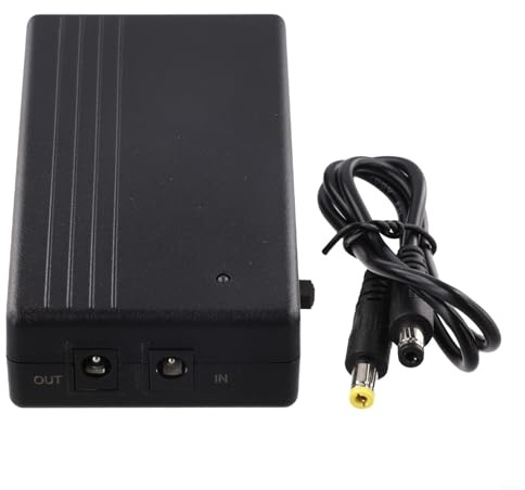 Alimentazione UPS da 12 V 2 A con potenza da 22,2 W e protezione da cortocircuito per telecamera di sorveglianza, router, sistema di sicurezza, assistente dati, illuminazione, comunicazione