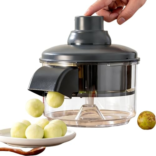 Máquina De Pelar Automática,Pequeño Pelador Eléctrico Automático - Para Frutas Pequeñas Y Tomates Herramienta - Para Uso en Hogar, Dormitorio, Cocina, Picnics, Acampada y Barbacoa