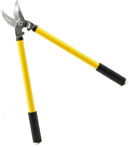 ZAVIA Bypass Loppers for Gardening | Bypass Lopping Shears with Sharp Steel Blade, Tubular Handle & Foam Grip | Garden Lopper for Cutting Live, Green & Woody Stems