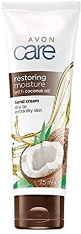 2 x Crema de manos restauradora hidratante Avon Care, con aceite de coco