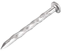 sourcing map Spirale Pont Clou Acier Inox Clou Spirale Tige 32mmx2mm(LxD) 200Pcs