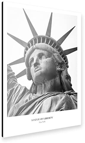 artboxONE Alu-Print 120x80 cm Statue of Liberty NYC von Künstler Winthas