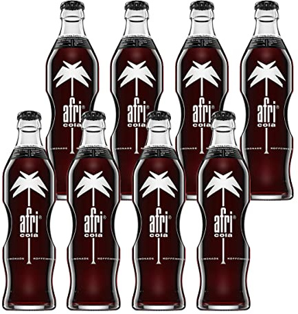 Afri Cola Limonade 10mg Koffein 8 Flaschen je 0,33l inkl. Mehrweg Pfand