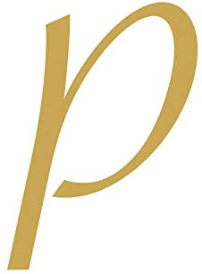 Solide Messing Haus Zahlen Brief A-Z Goldene 5cm Adresse Plaque Zeichen Anzahl Dekor für Wand Villa Hotel Mailbox Tür Platten Figuren Schlafsaal Home Metall Poliert Alphabet, für Cafe Dekoration (P)