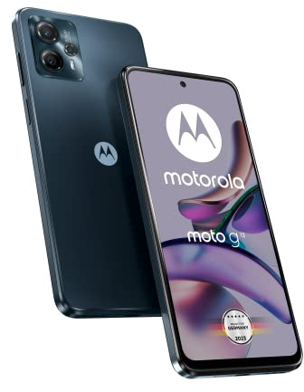 Motorola Moto g13 Smartphone (6,52'-HD+-Display, 50-MP-Kamera, 4/128 GB, 5000 mAh, Android 13), Matte Charcoal, inkl. Schutzcover [Exklusiv bei Amazon]