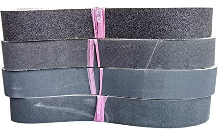 Schleifband,Schleifbänder Set 5 Stück 50 x 1500 mm Schleifband for Metall 2 x 59 Siliziumkarbid-Schleifband Trocken Nass Dual-Use P60-600 for Schleifen, Schärfen (Größe: P100 150 240 320 400) (Size