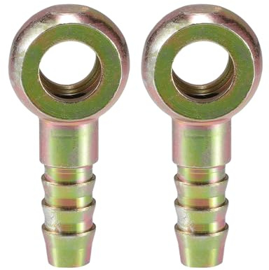 A ABSOPRO Boulon De Banjo Universel Adaptateur Pour Moto Voiture Lot De 2 | En Métal, Ton Bronze, Diamètre Interne 10mm, Diamètre Externe 10mm, Remplacement Direct, Installation Facile