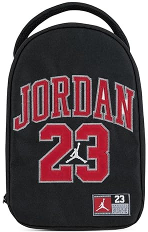 Nike Air Jordan Jersey 23 Zip Insulated Lunch Bag Box (Black), 9A0837