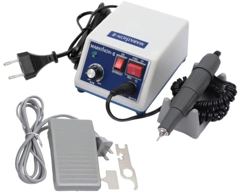 Dispositivo Pulido Micromotor, Micromotor Pulido Eléctrico 0-35000rpm Tamaño Taladro 2,35Mm Máquina Pulidora Eléctrica Para Joyería Laboratorio Cerámica Silicona Vidrio Trabajo Tallado Pulido Dental