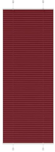 vidaXL Tenda Plissettata Rosso Bordeaux 70x200 cm Larghezza Tessuto