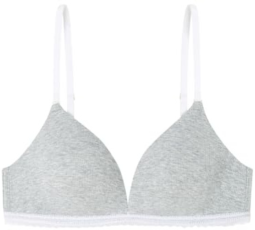 Charming Sujetador Triangular algodón Relleno Gris