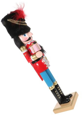 Zerodeko Décor en Bois Casse-Noisette Soldat Rouge pour Fête de Noël ou Mariage