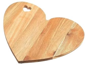 Heart Shaped Cutting Board Wooden Breadboard