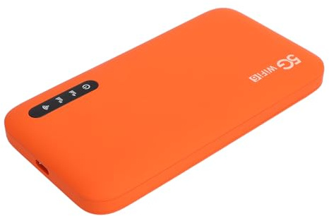 KIMISS 5G Hotspot Mobile Router WiFi Portatile con Slot per Scheda SIM, Batteria WiFi 6, 6100 MAh, Collega 16 Dispositivi, Hotspot di Viaggio Ad Alta velocità