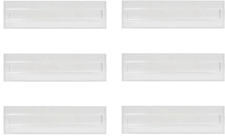 Vocdikficy 6 Organizadores Divisores de Cajones, Ajustables, 8 cm de Alto, Ampliables de 27,5 A 52 Cm, Organizador de Cajones de Cocina