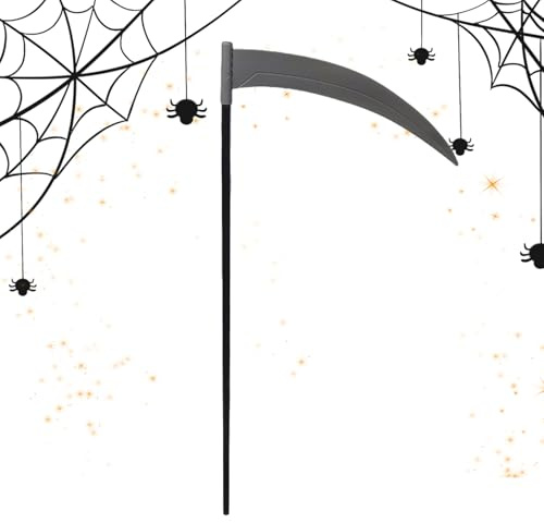 Genérico Accesorios de Cosplay de Halloween | Hoz Alabarda Disfraz Halloween,Decoración Temática y Accesorios para Juegos de Rol para Adolescentes y Adultos