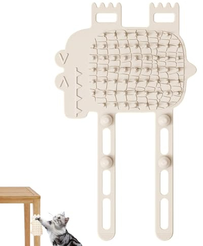 Eckenbürste Katzenbürste, Katzenbürste, für Wand-Ecken aus Silikon, für weiche Schminktisch für Tischbeine, Türschlitz