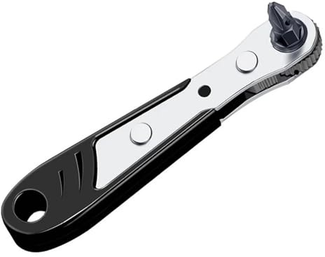 ZWCSHUU Cacciavite a cricchetto con Impugnatura a cacciavite Offset a 90 Gradi for elettrodomestici, Automobili, Utensili for la Manutenzione di Macchine Utensili manuali Chiave Offset