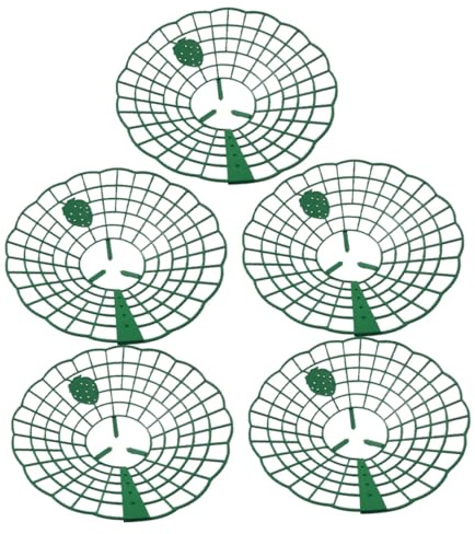 TOYZFRIENDY 5 Piezas Soporte para Fresas de Jardín Estructura de Plástico Resistente para Cultivo Marco de Plantas para Terraza y Huerto Soporte de Crecimiento para Fresas