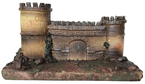 BEST&FREE Castillo de Herodes para Belén de Navidad 15x7,8x8 cm. Figuritas del Belen - Figuras de Resina para el Belen - Nacimiento de Navidad