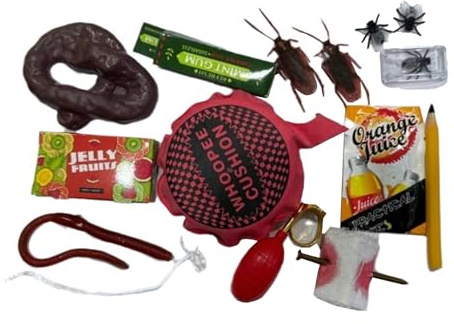 Jeu de farces : Collection de blagues drôles, Jouets créatifs pour | Gadgets interactifs avec éléments Amusants et Articles d'humeur attrayants emballés pour divertir