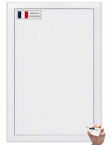Sportello e Pannello d’Ispezione 400x500 mm in Acciaio Bianco,Sistema di Chiusura con Blocco di Sicurezza,per Soffitto e Parete,Apertura Laterale Sinistra/Destra,Accesso al Contatore Acqua,Bagno,Tubi
