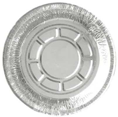 CORHAD Ciotole Usa e Getta in Stagnola Rotonde da 285ml, 20 Pezzi, in Alluminio Resistente e Facile da Usare per Barbecue e Campeggio All'aperto