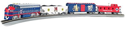 Bachmann Trains - Scout Special - Boy Scouts Of America E-Z App Smart Phone Controlled Ready To Run Electric Train Set - HO Scale