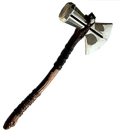 damdos Halloween Cosplay Prop 72cm Thor's Axe Hammer PU Foam Thor Storm Breaker Battlee Axe Brithdays Gift