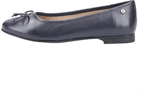 Hush Puppies Womens Naomi Closed Toe Ballet Flats, Navy, 4 UK