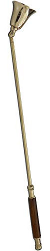 Kerzenlöscher mit Holzgriff und beweglicher Glocke
