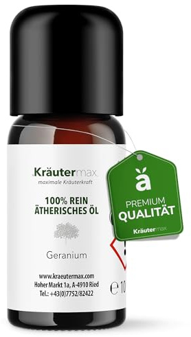 Aceite esencial de geranio Kräutermax 1 x 10 ml