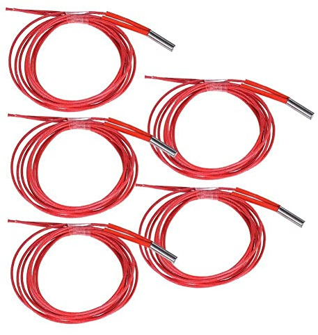 Fasizi 5PCS Reprap 12V 40W 620 Ceramic Cartridge Heater for 3D Printer Prusa Mendel