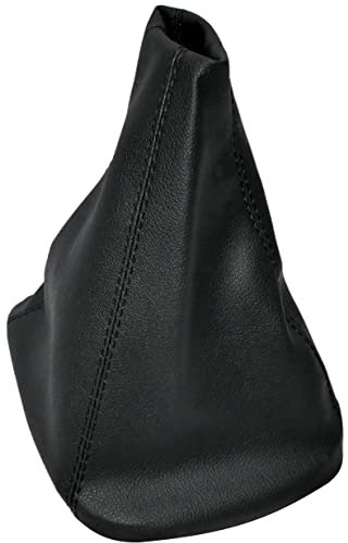 Aerzetix - C57850 - Cuffia soffietto per leva del cambio - compatibile con Peugeot 207 dal 2006 al 2012 - colore: nero - in pelle sintetica