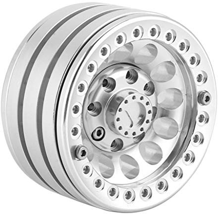 YAKESTYLE Pièces rc- 4pcs Jantes en Aluminium en métal de 1,9 pour Les Voitures à chenilles 1/10th Rock