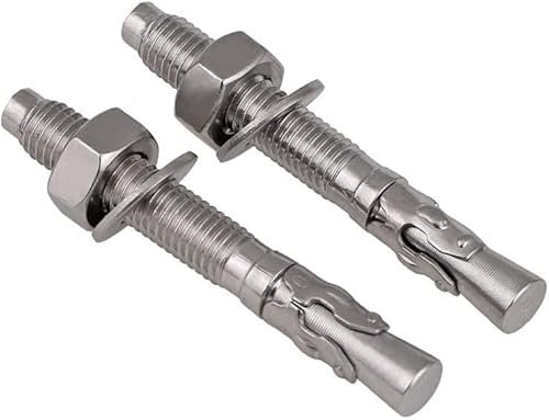 Dehnschraubenbolzen, Befestigungsstopfen, Bolzenhülse, Ankerbolzen, Schraubenmuttern, 304 Edelstahl Dehnschraube Dehnschraube Autoreparatur Autoreparatur Dehnschraube M6 M8 M10 M12 M16 (1 Stück) (Läng