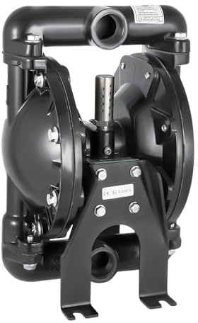 120 Psi Doppelmembranpumpe Druckluftmembranpumpe Membranpumpe Diaphragm Pump Luftbetriebene doppelte 1Inlet Outlet Petroleum Fluids für den Einsatz Paraffin, Motoröl und einigen Altölen