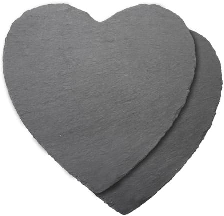 TNSLAND 2 piatti in ardesia, 20 x 20 cm, piatti da portata in ardesia, piatti in ardesia per buffet sushi